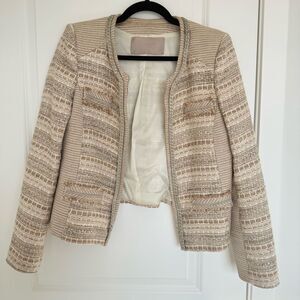 GEORGE RECH | Tweed open blazer